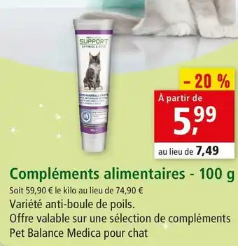 Compléments alimentaires
