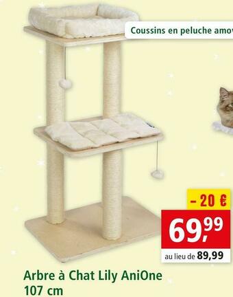 Maxi Zoo Anione arbre à chat lily 107 cm offre