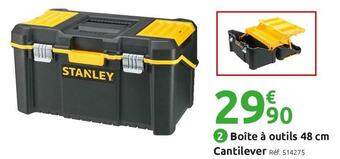 Stanley boîte à outils 48 cm cantilever stanley