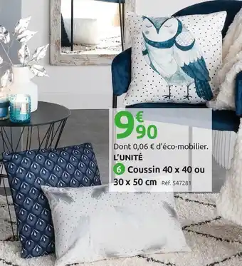 Mr Bricolage Coussin offre