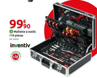 Mr Bricolage Inventiv mallette à outils 119 pièces offre