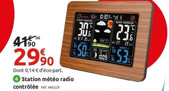 Mr Bricolage Optex station météo radio contrôlée offre