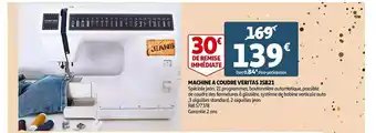 Auchan Machine a coudre veritas jsb21 offre
