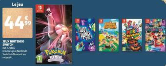 Auchan Jeux nintendo switch offre