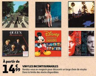 Auchan Vinyles incontournables offre