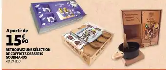 Auchan Retrouvez une sélection de coffrets desserts gourmands offre