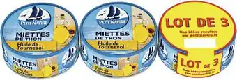 Casino Supermarchés Miettes de thon à l’huile de tournesol offre