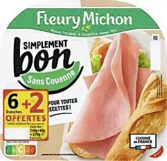 Jambon Simplement bon sans couenne