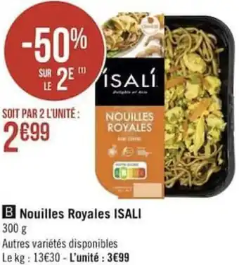 Géant Casino Nouilles royales ISALI offre