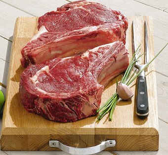 Viande bovine côte à griller