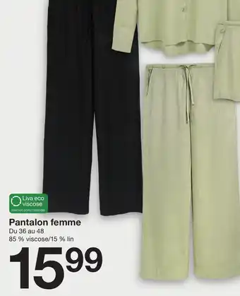 Zeeman Pantalon femme offre