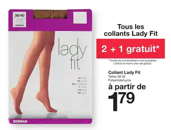 Zeeman Collant Lady Fit offre