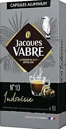Café capsules n°10 Indonésie