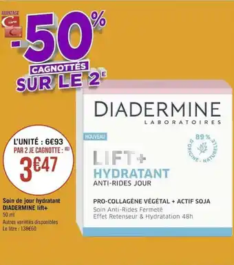 Soin de jour hydratant DIADERMINE lift+