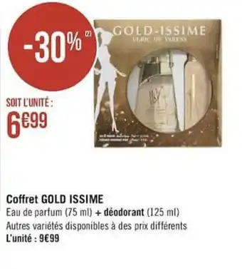 Géant Casino Coffret GOLD ISSIME offre