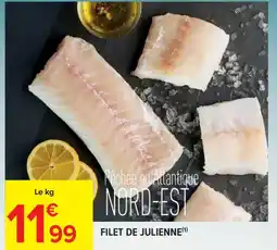 Carrefour Filet de julienne offre