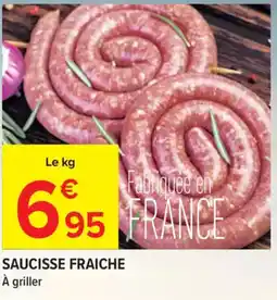 Carrefour Saucisse fraiche offre