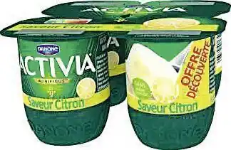 Activia bifidus saveur citron