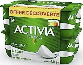 Casino Supermarchés Activia au bifidus Nature offre