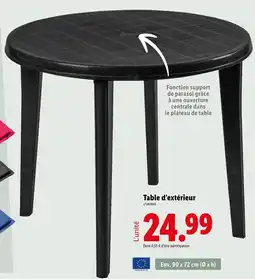 Lidl Table d'extérieur offre