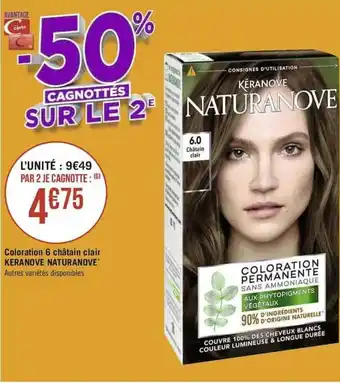 Géant Casino Coloration 6 Châtain clair offre