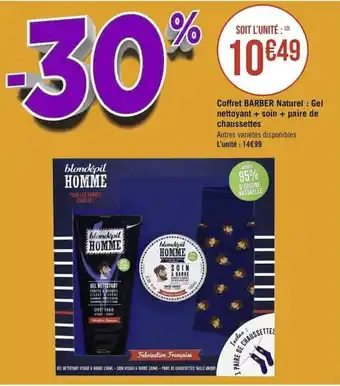 Géant Casino Coffret Barber Naturel offre