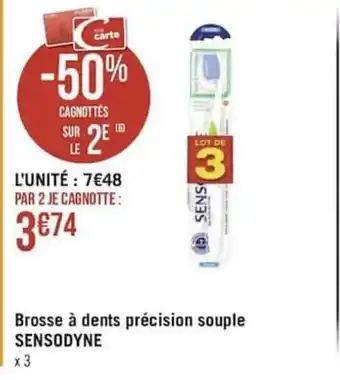 Brosse à dents précision souple