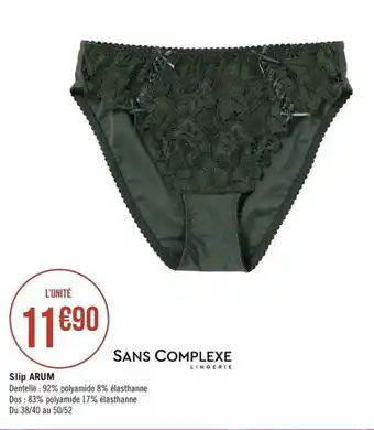 Géant Casino Slip Arum offre
