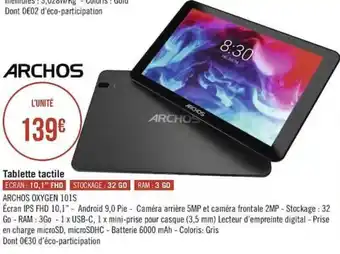 Tablette tactile