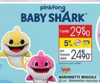 Marionnette Musicale Splash