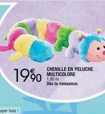 Cora x Carrefour Chenille En Peluche Multicolore offre
