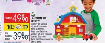 Cora x Carrefour La Ferme De Mickey Gp Toy's offre