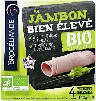 Casino Supermarchés Jambon bien élevé Bio offre