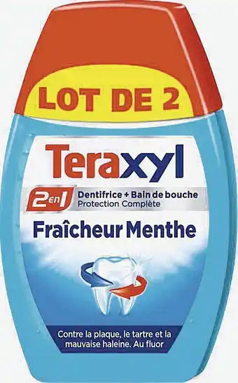 Casino Supermarchés Dentifrice 2 en1 Fraîcheur Menthe offre