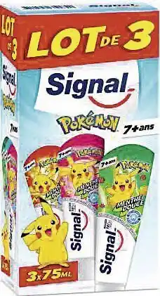 Dentifrice Pokémon 7+