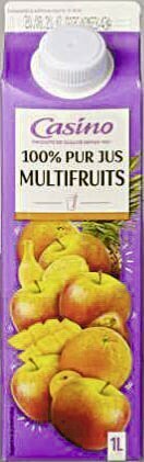 100% Pur jus multifruits