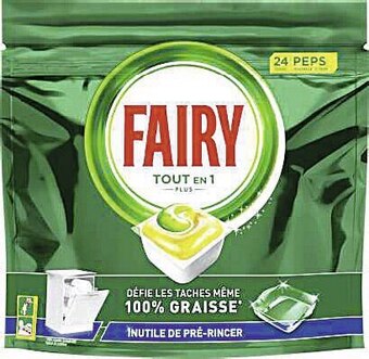 Tablettes lave-vaisselle tout en 1 citron*