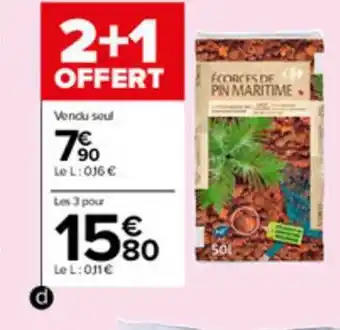 Carrefour Market écorces De Pin Maritime offre