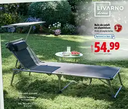 Lidl LIVARNO HOME Bain de soleil en aluminium offre