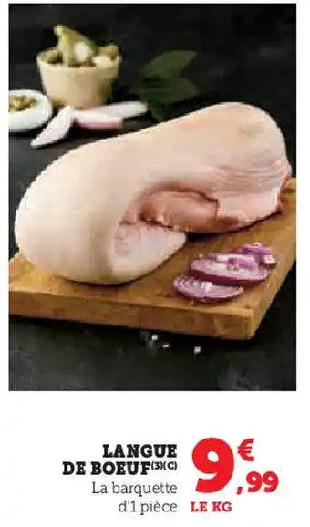 U Express Langue de boeuf offre