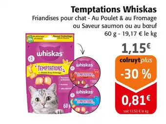 Colruyt WHISKAS Temptations offre