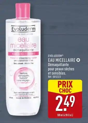 ALDI Evoluderm Eau micellaire offre
