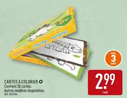 ALDI Cartes à colorier offre