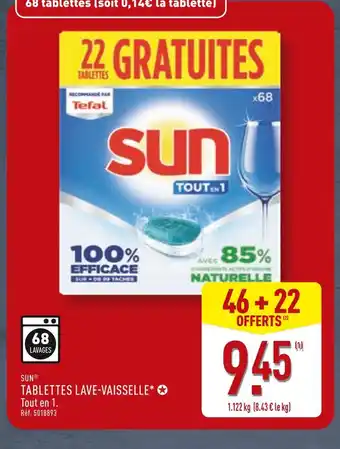 ALDI Sun Tablettes lave-vaisselle* ✪ offre