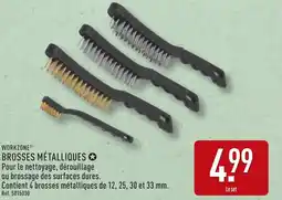ALDI WORKZONE Brosses métalliques offre
