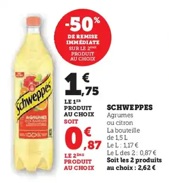 U Express Schweppes offre