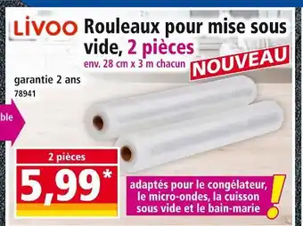 Norma Livoo Rouleaux pour mise sous vide offre