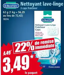 Norma Dr. Beckmann Nettoyant lave-linge offre