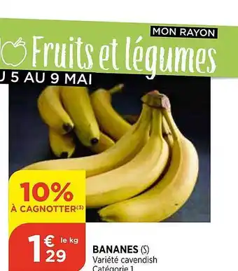 Bananes Cavendish