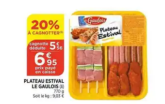 Bi1 Plateau Estival Le Gaulois offre